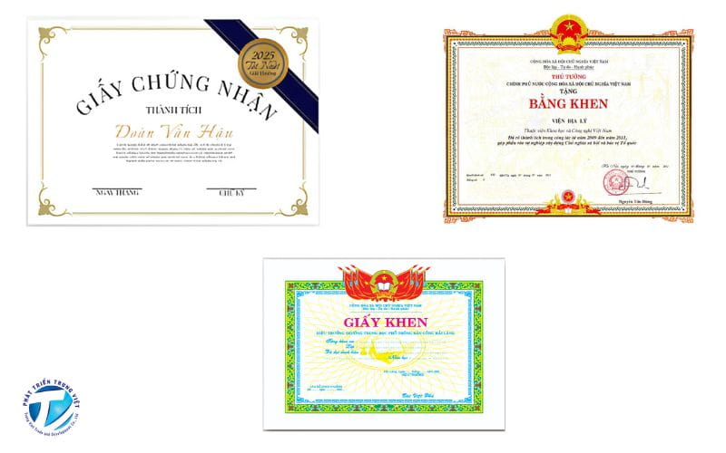 Giới thiệu chung về giấy khen